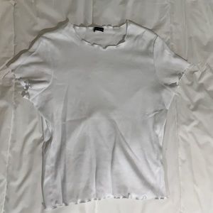 Brandy Melville Crinkle Cap Top